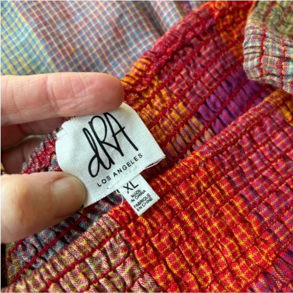 Multicolor Plaid Women's Jumpsuit - Picture 6 of 9